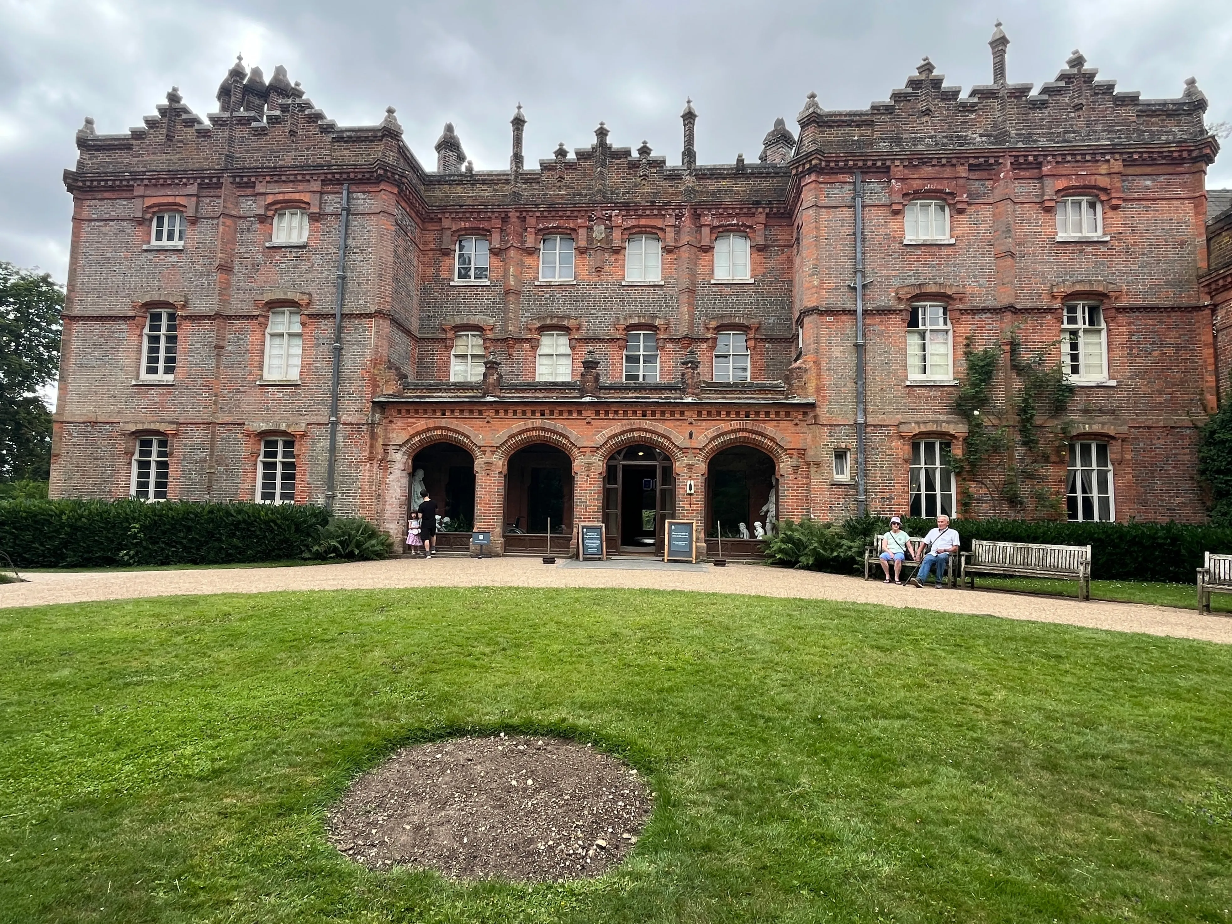 Hughenden house from the outside